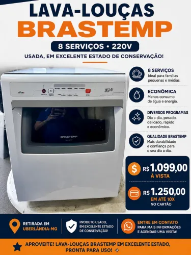 Lava louças 8 serviços 220v