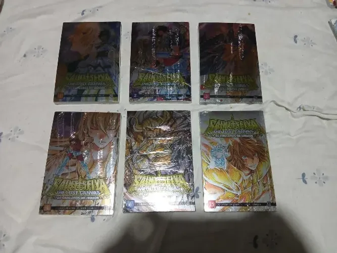 Mangás Saint Seiya - The Lost Canvas - JBC - Ed Capa Metalizada - Lacrados - Venda Avuls