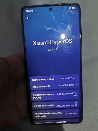 Xiaomi HypeeOs pocoM6 pro