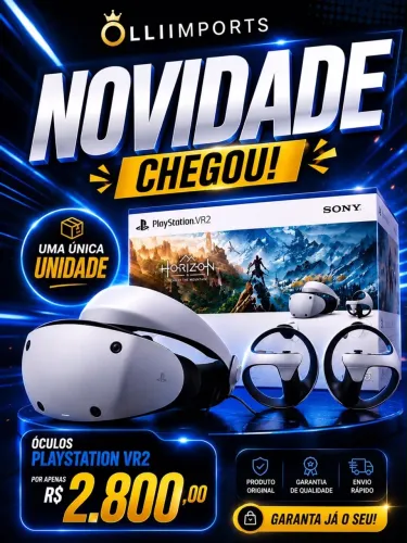 VR2 PlayStation + jogo horizon call of mountain