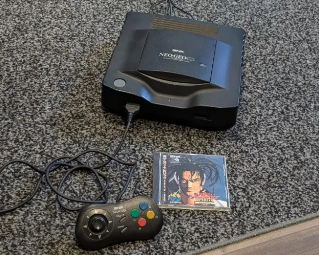 Neo Geo CD + 10 Jogos + 2 Controles | Aceito Cartão