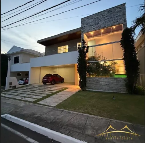 Bela Casa Duplex Alto Padrão nos Bosques com 5 Suites, 365m², 6 Vagas