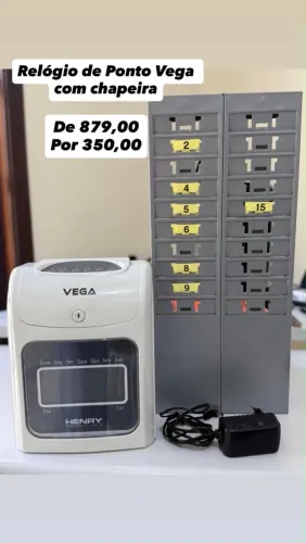 Relógio de ponto Vega