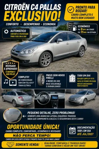 Citroen C4 Pal.excl/excl(tech.) 2.0/2.0 Flex AUT 2008