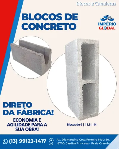 BLOCOS E LAJES DIRETO DA FÁBRICA!