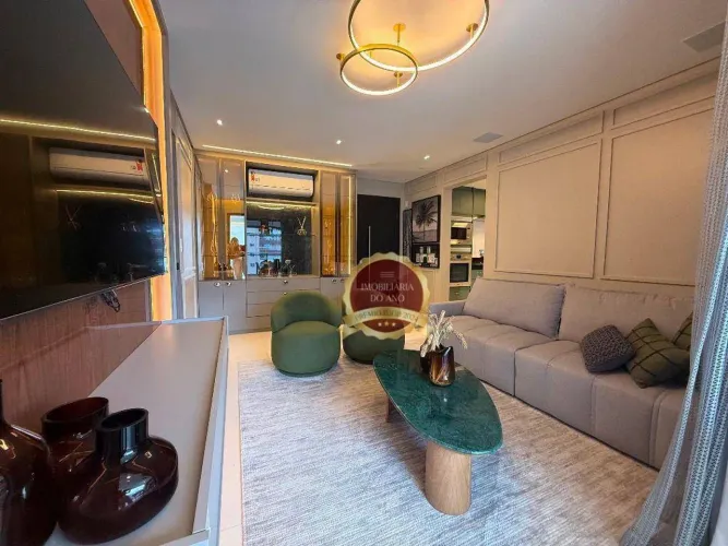 Apartamento mobiliado com vista mar em Praia Grande