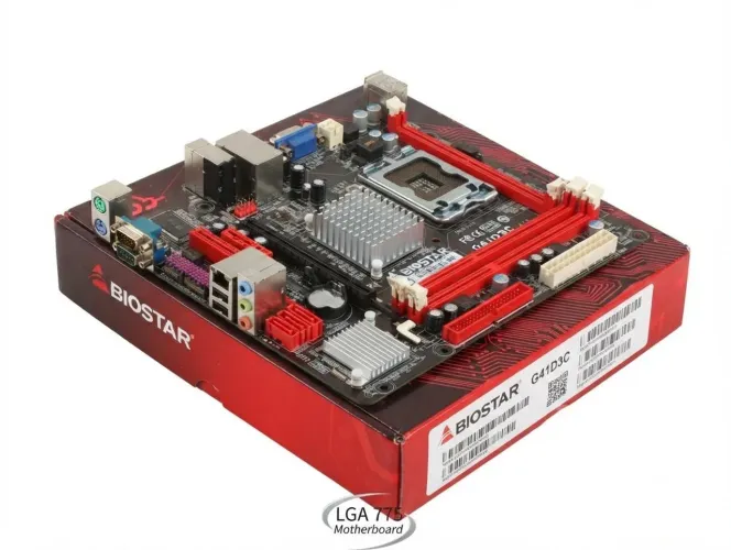 Placa-Mãe Socket 775 G41 DDR3 | VGA | USB | Rede | Ideal para PC
