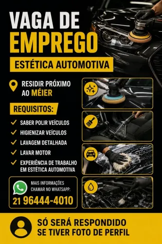 Vaga para lavador de carros