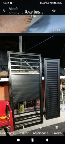 Portão de alumínio