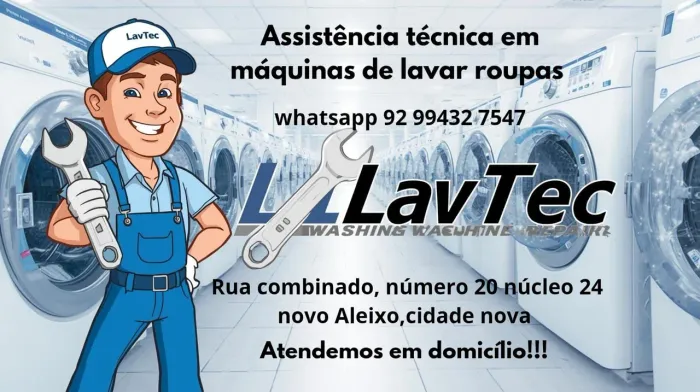 Técnico em máquina de lavar roupa