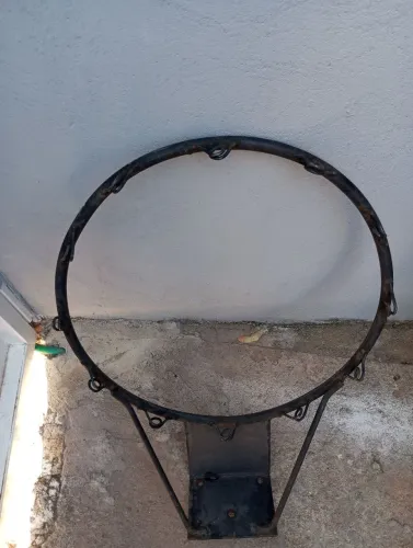 Armação ferro para cesta basquete