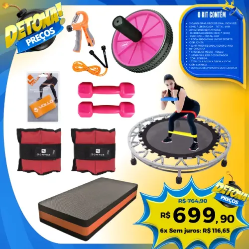 Jump Trampolim 32 Molas - Fazemos entregas!