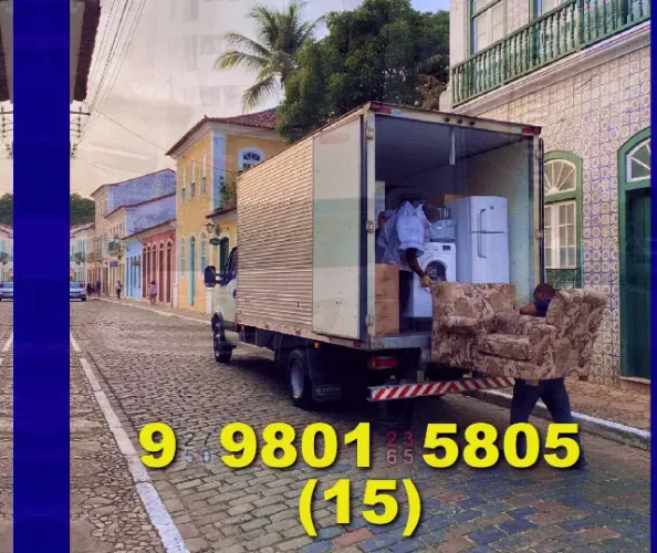 carreto com segurança e qualidade! faça sua mudança com a Russo! contato: 15 9 9*801~5805
