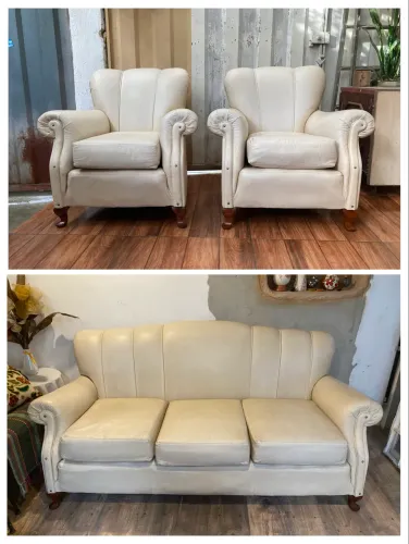 Conjunto estofado Luís XV - Antiguidade 