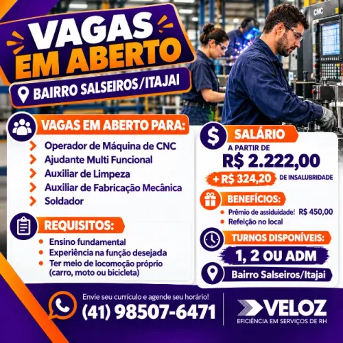 Vagas Para Metalúrgica