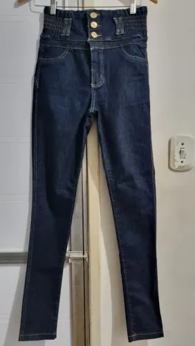 Calça Jeans Feminina Mamacita Nova Tam. 40 Cintura Alta