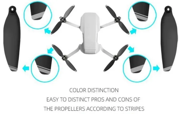 Dji Mavic Mini Kit 4 Pares de Hélices Para 4 Motores Arduino Automação COD-CP584  