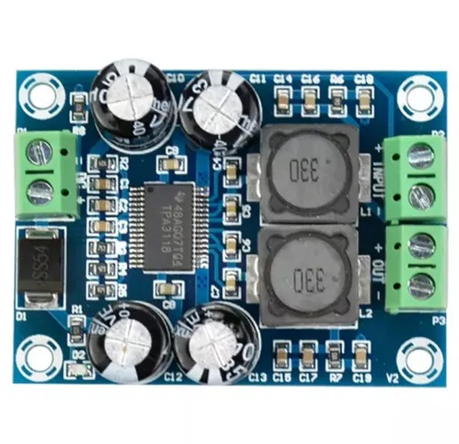 Módulo Amplificador digital mono 60watts XH-M311 TPA3118 de 10v a 24v DC