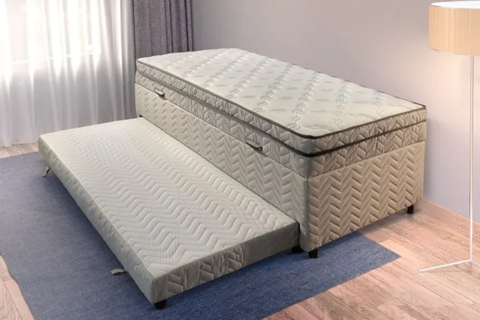 Quarto biboxbau  cama baú solteiro