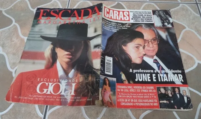 Revista Caras 11 Novembro 1994. Capa Itamar E June. Revista Para Colecionadores. 