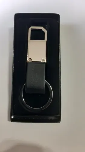Chaveiro de Metal para foto 2 x 2 Tipo  Mosquetão  