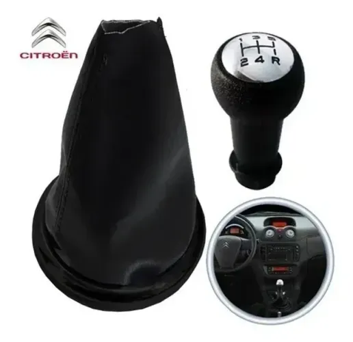 Manopla De Câmbio + Coifa Citroen C3