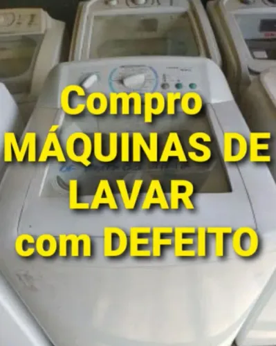 Máquina de Lavar com Defeito