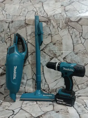 Parafusadeira/ Furadeira de Impacto 18v e Aspirador de Pó a Bateria 18V