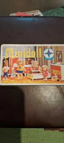 Raríssimo Calendário Antigo Estrela Boneca Mini Doll