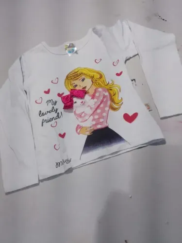 Blusa infantil Tam 8 anos