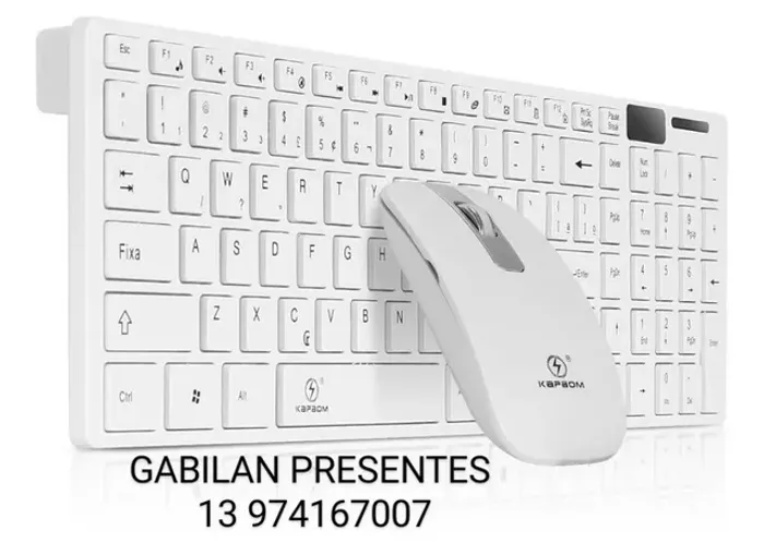 teclado e mouse sem fio