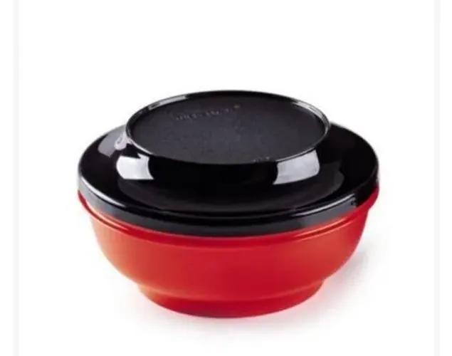 Tigela Actualité Vermelho e Preto 650 ml Tupperware