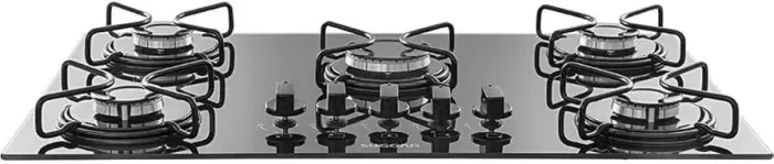 Cooktop Suggar 5 bocas preto 