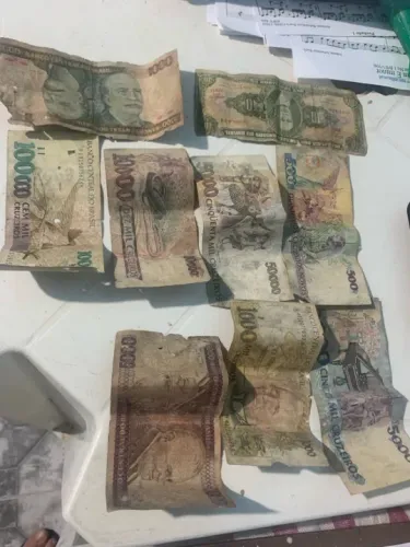 9 notas cédulas dinheiro antigo lote