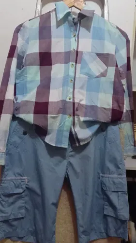 Conjunto Camisa e Bermuda 12/14 Anos