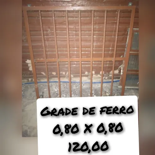 Grade de janela banheiro