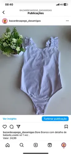 Body Branco Novo