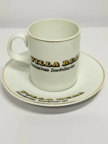 Xícara Cafezinho Promocional Villa Real Porcelana Steatita
