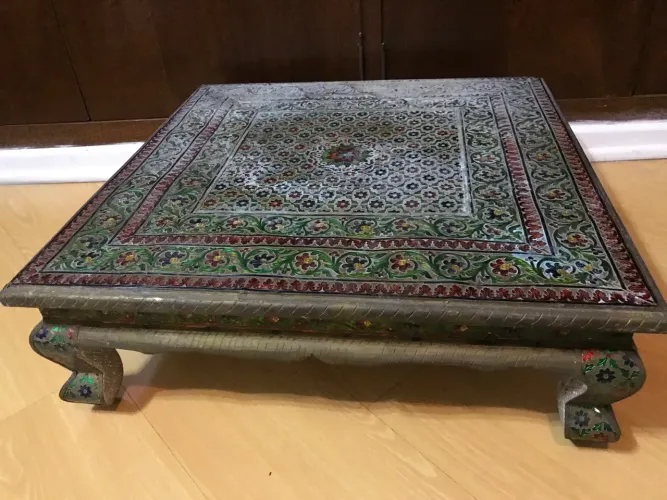 MESA INDIANA MEENAKARI....Original...Unica Linda Peça...Unica....