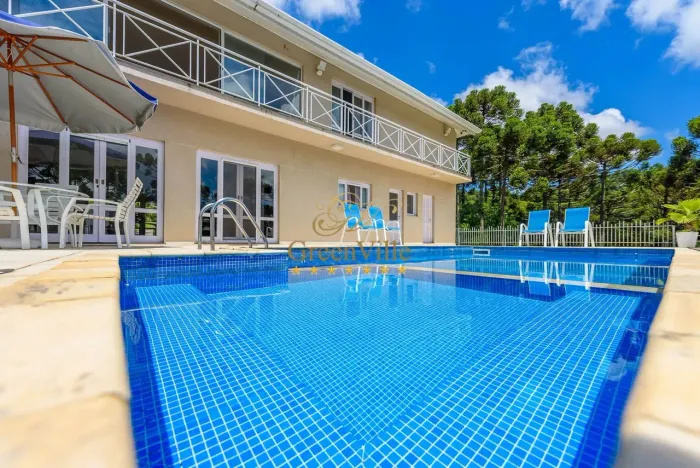 Campo Largo, Casa de Campo, 20.000m², à 13km do Shopping Barigui, 4 Suítes, Lago, Aquecime