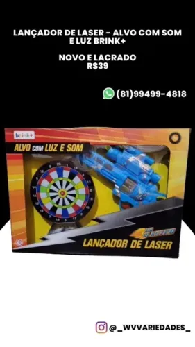 Lançador de Laser Brink+ com Alvo - Novo e Lacrado