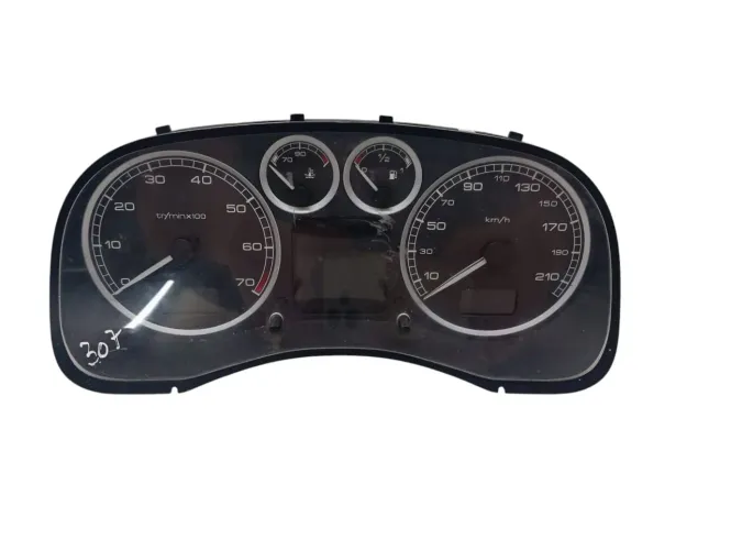 Painel Instrumento Peugeot 307 2005 Acrílico Arranhado