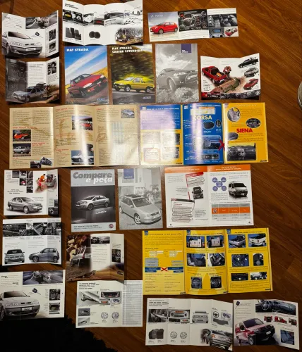 PROSPECTO FOLDER FIAT RARIDADE 150,00 CADA!
