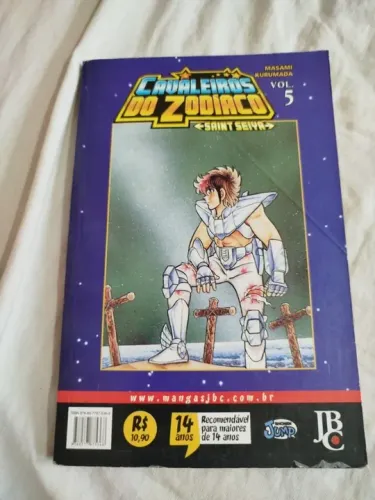 Mangá Cavaleiros dos Zodíaco - Saint Seiya Volume 5