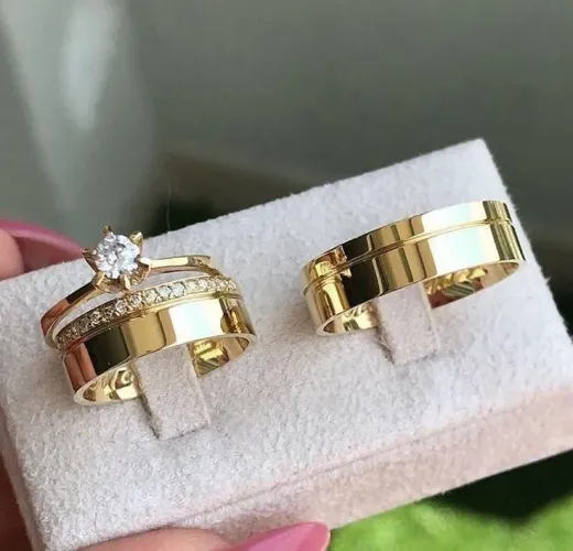 Casamento alianças 