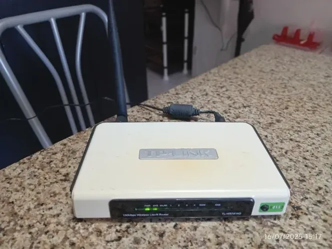 Roteador TP-Link TL-WR741ND 150Mbps Wi-Fi - Antena 5dBi - Ótimo estado!