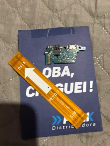 kit placa conector carga + flex sub compativel com galaxy m62