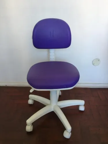 Cadeira De Escritório Confortável Ergonomica - Lilás