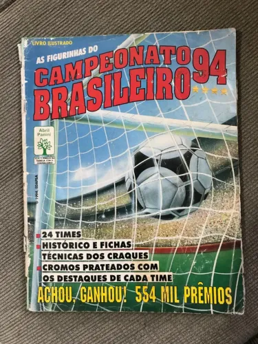 Álbum campeonato brasileiro 1994 incompleto