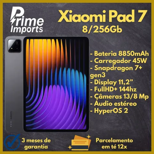 XIAOMI PAD 7 8/256GB *LACRADO*GARANTIA*